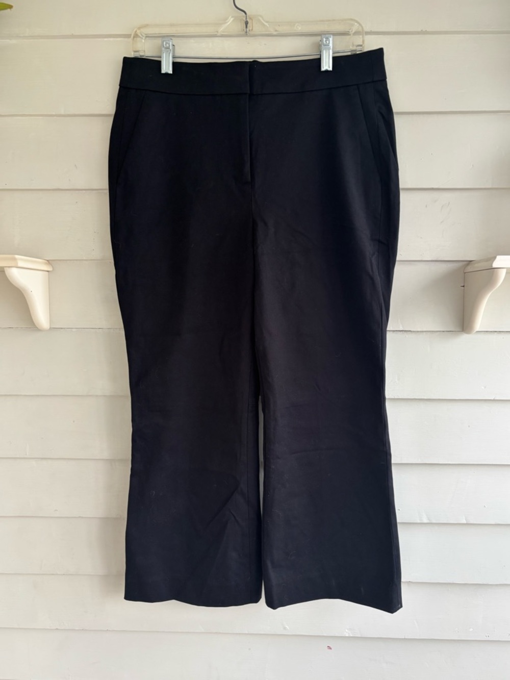 J. Crew Hayden Black Kickout Crop Pant Women’s Size 10 New With Tag